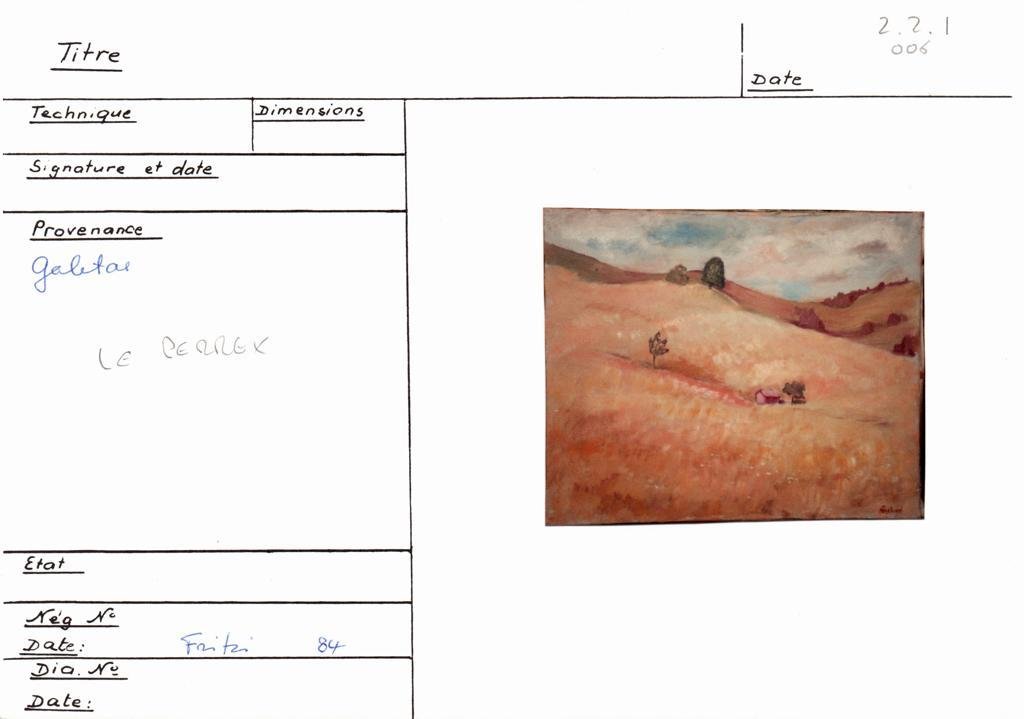 Scan de la fiche