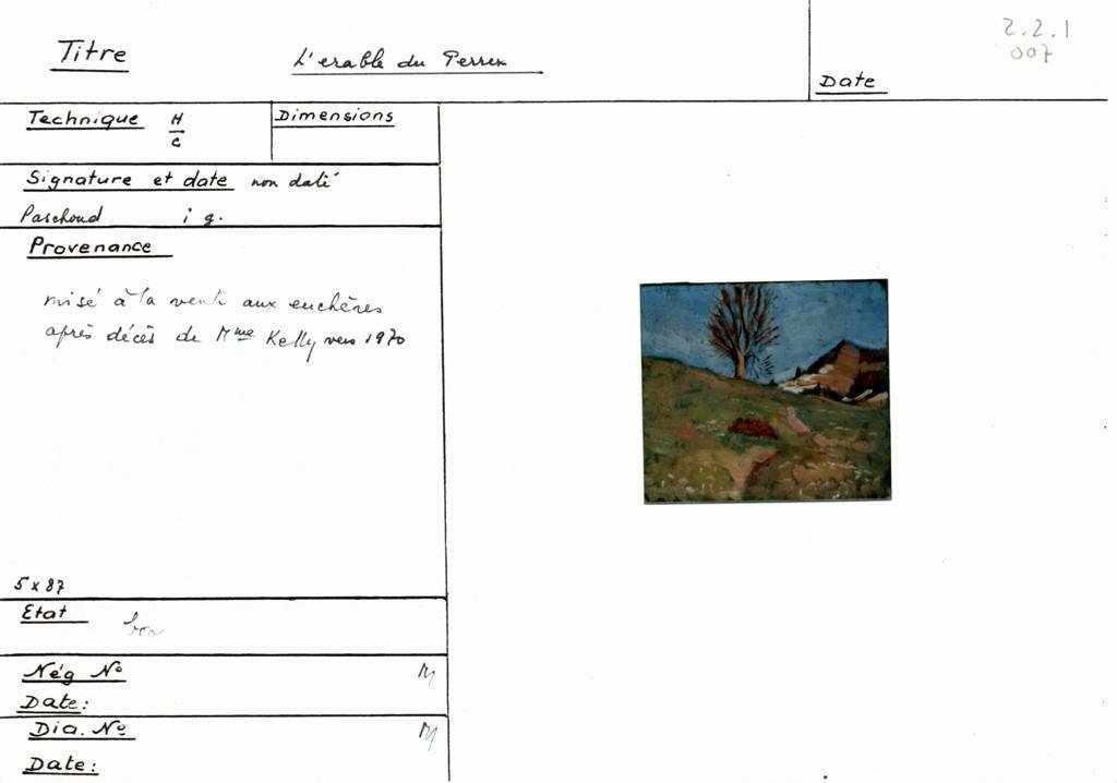 Scan de la fiche