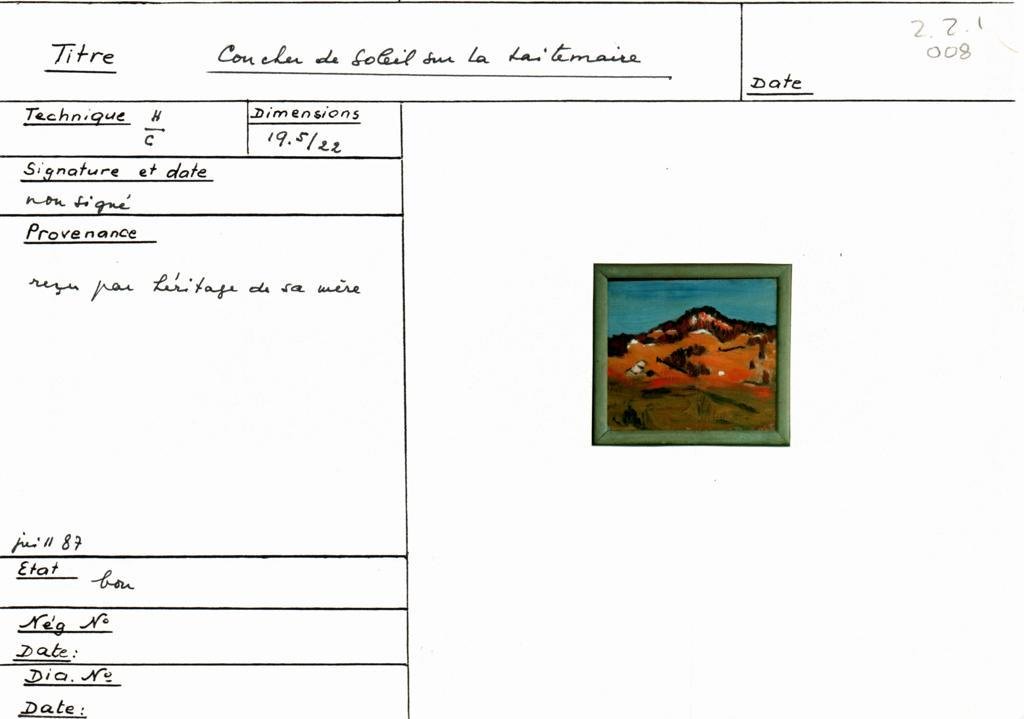 Scan de la fiche