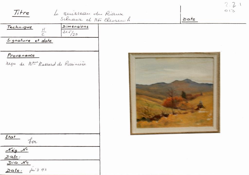 Scan de la fiche