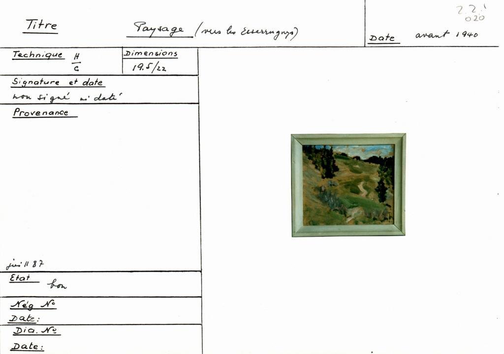 Scan de la fiche