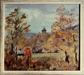 Vue sur le temple