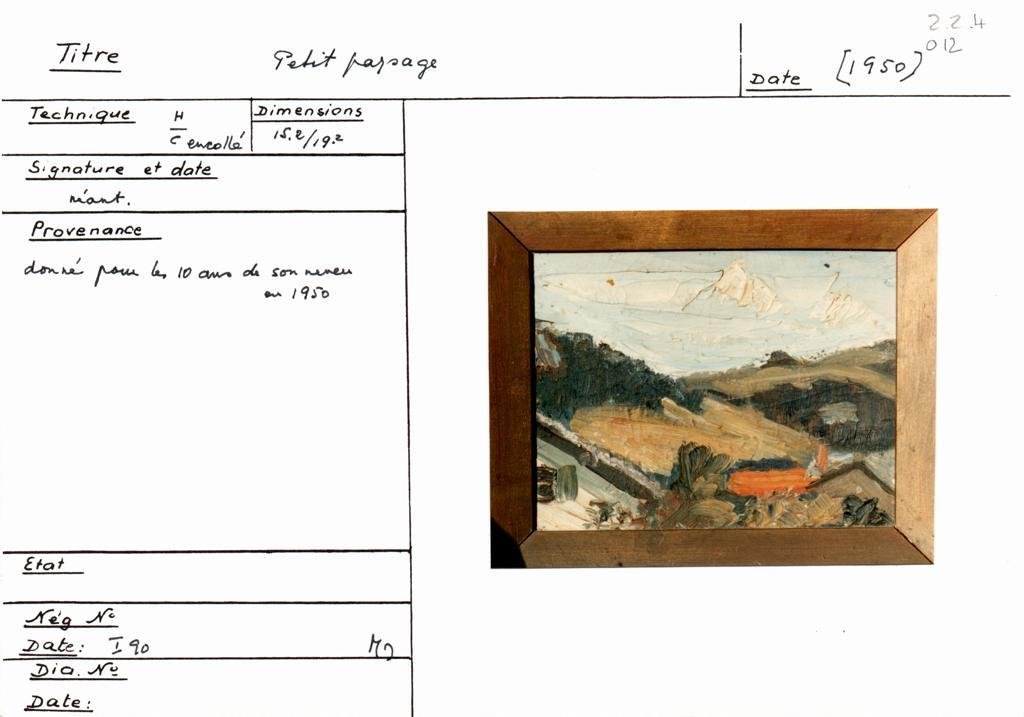 Scan de la fiche