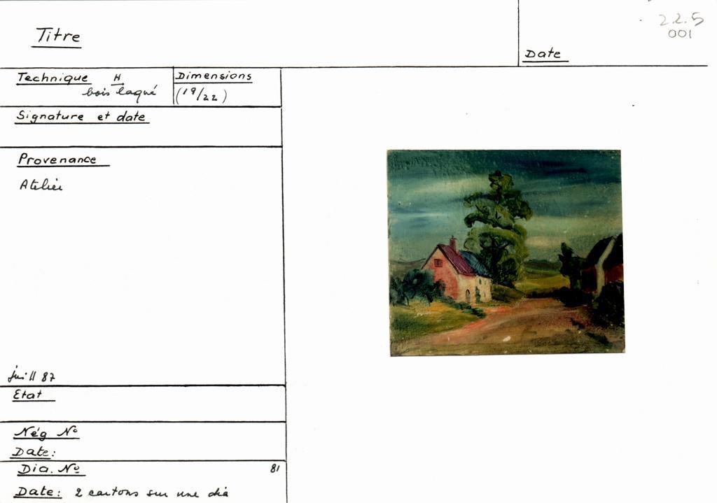 Scan de la fiche