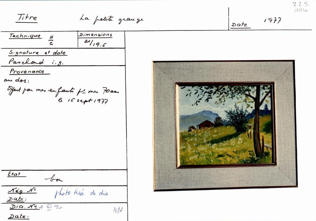 Scan de la fiche