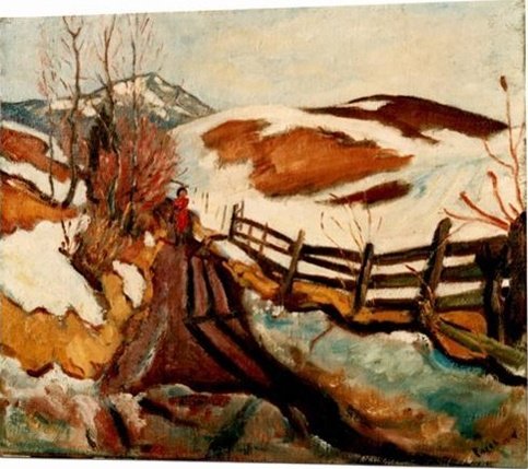 Le chemin creux (en montant vers les Ciernes-Picats avant la Cluse)