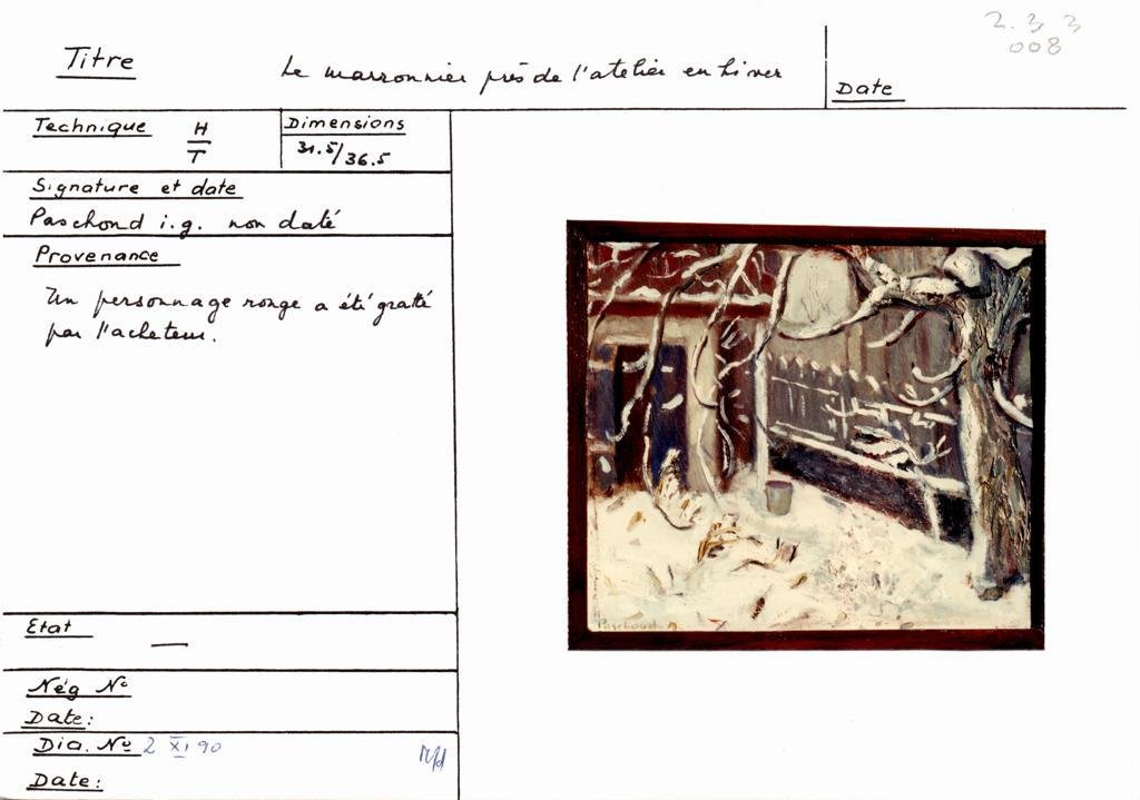 Scan de la fiche