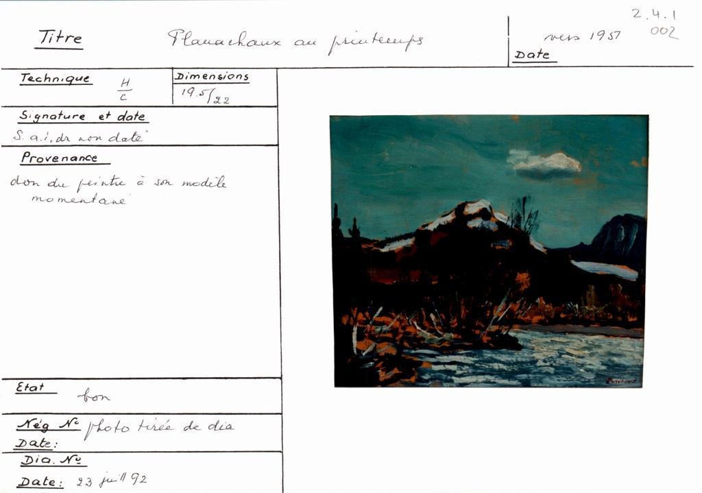 Scan de la fiche