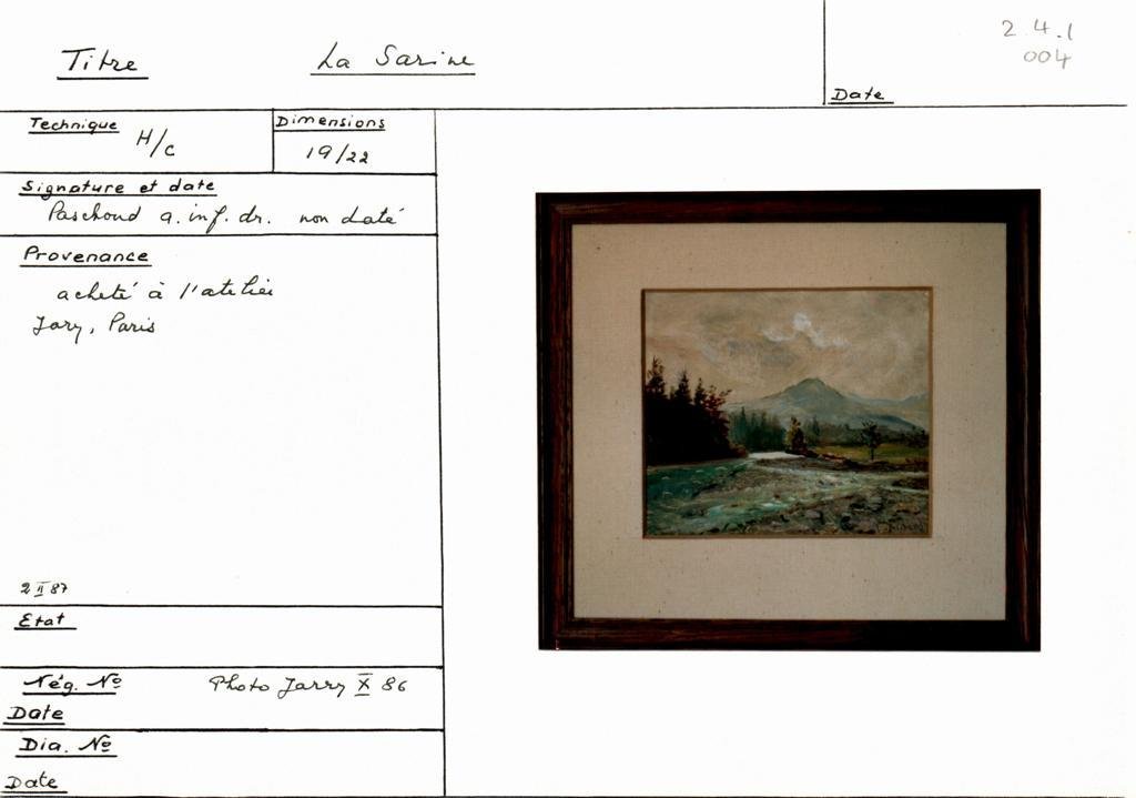 Scan de la fiche