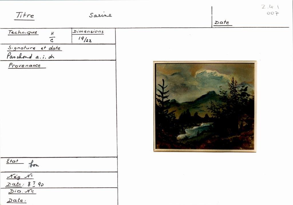 Scan de la fiche