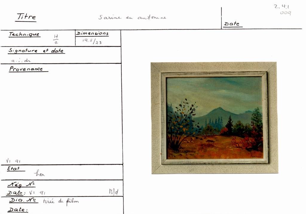 Scan de la fiche