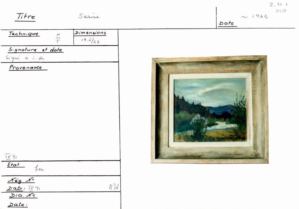Scan de la fiche