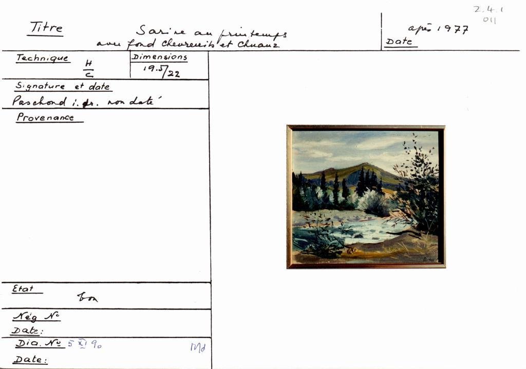 Scan de la fiche