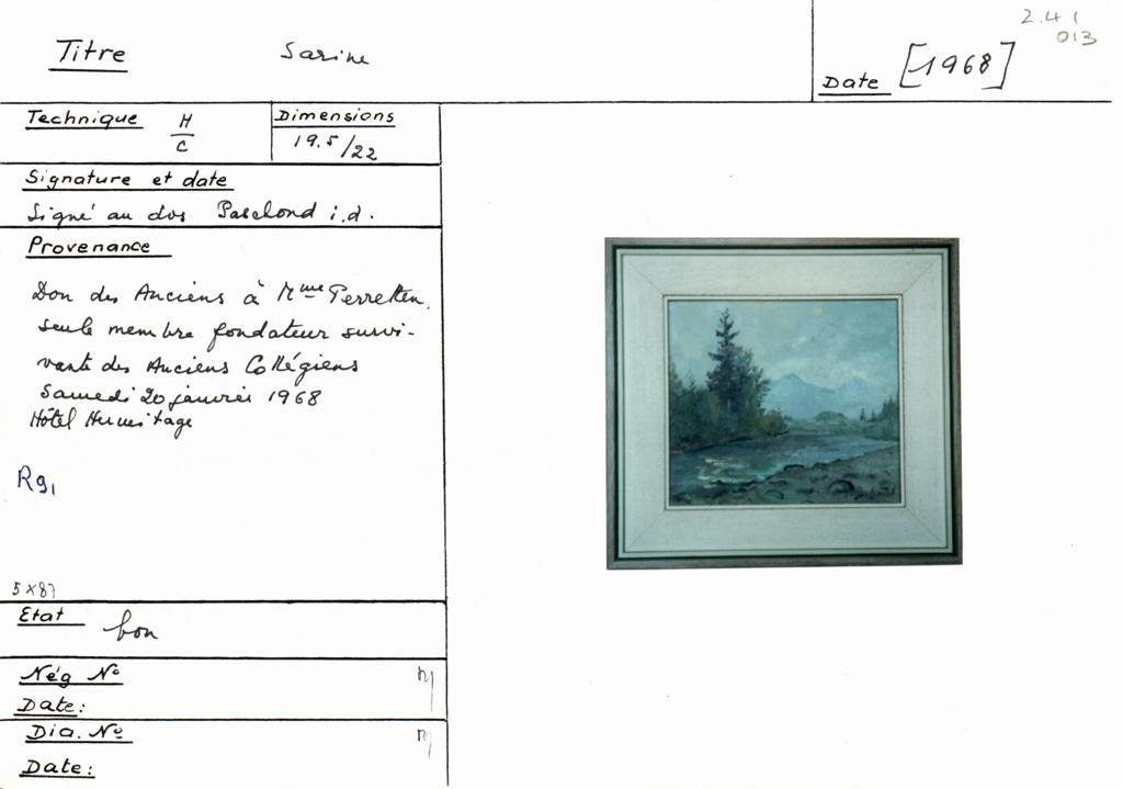 Scan de la fiche