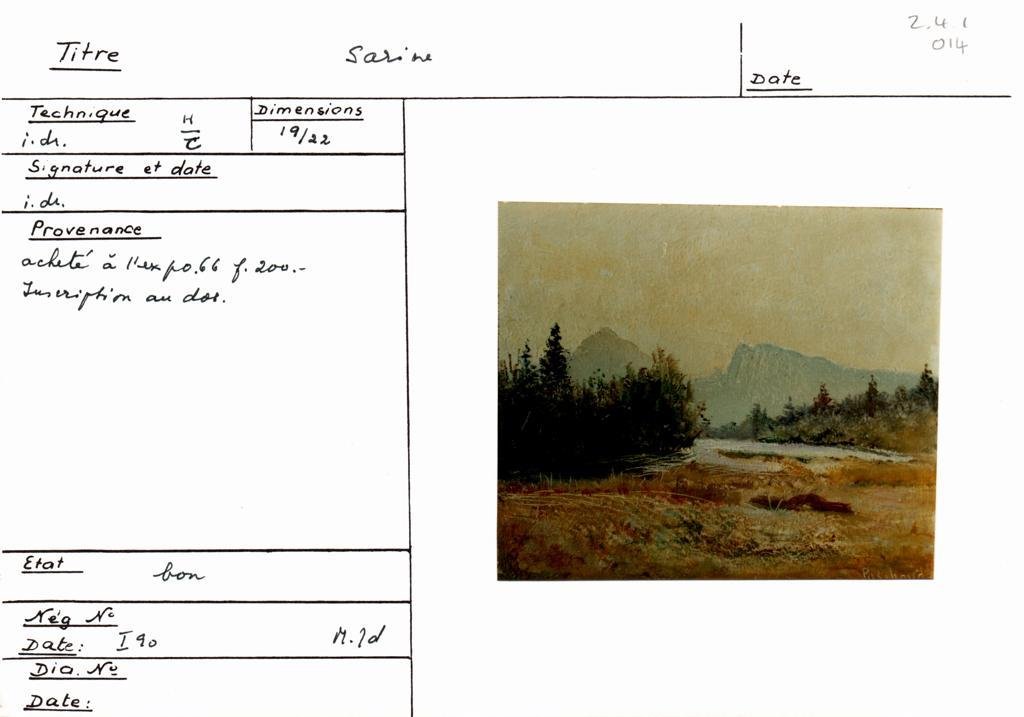 Scan de la fiche
