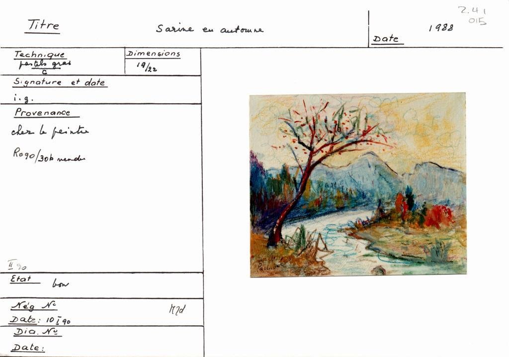 Scan de la fiche