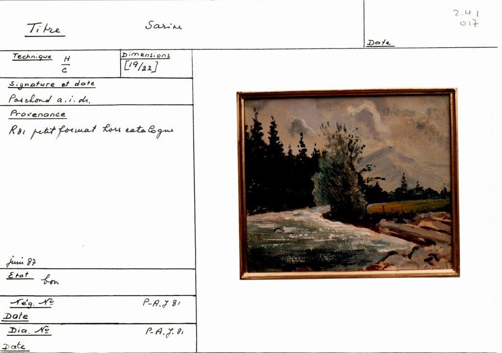Scan de la fiche