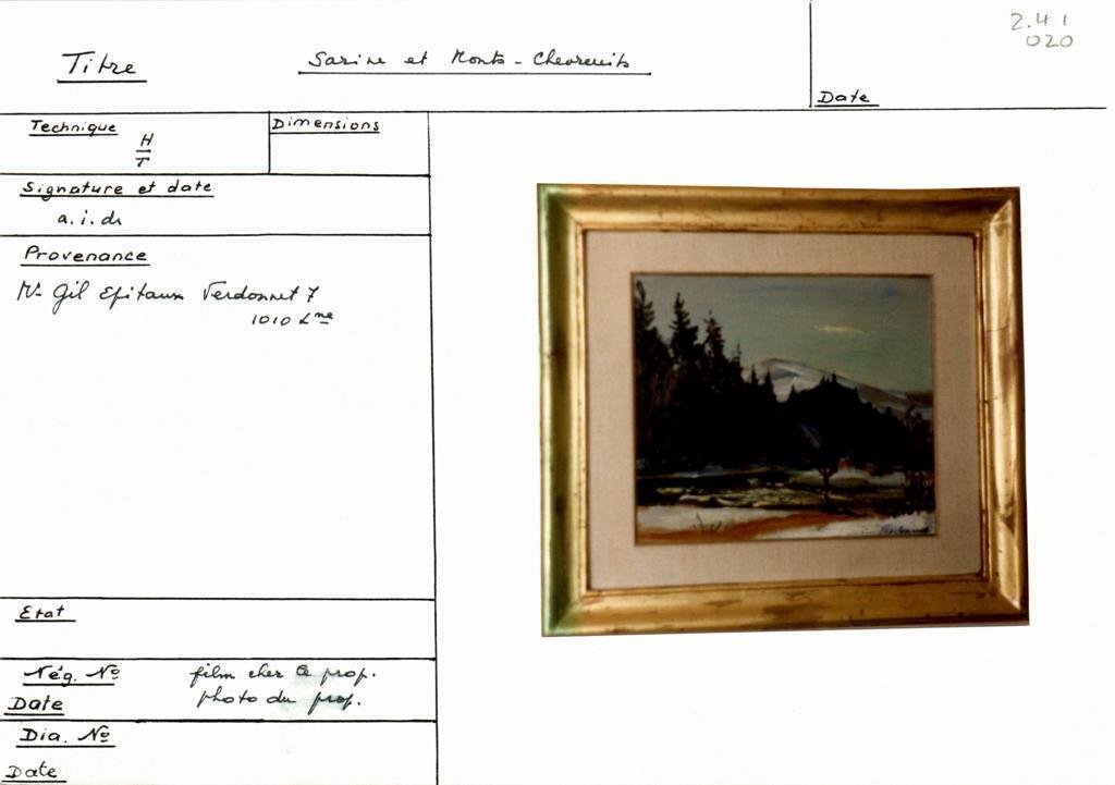 Scan de la fiche