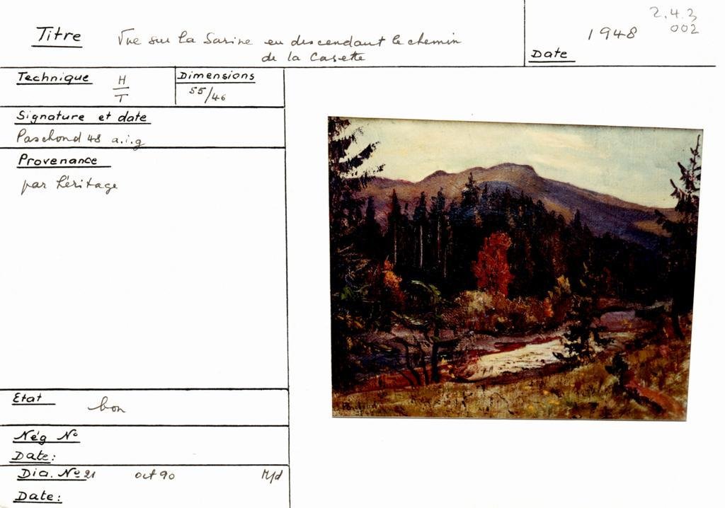 Scan de la fiche