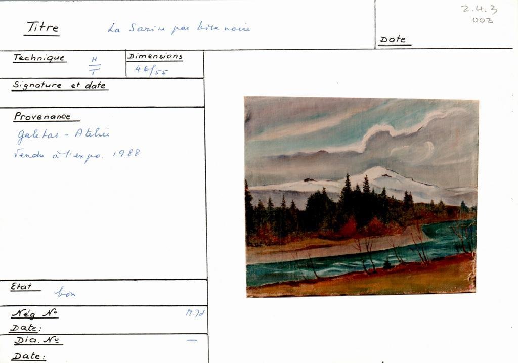 Scan de la fiche