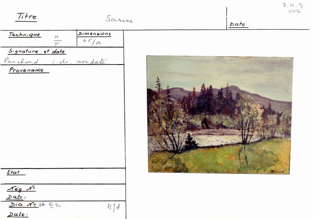 Scan de la fiche