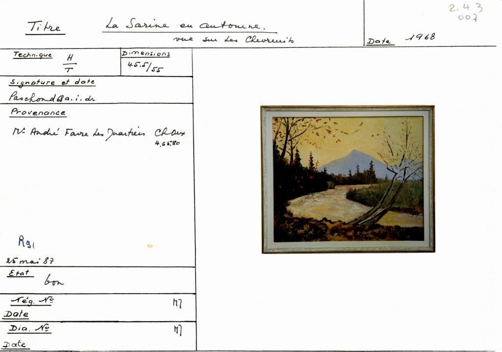 Scan de la fiche