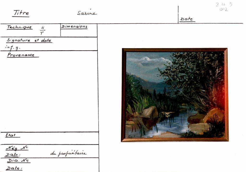 Scan de la fiche