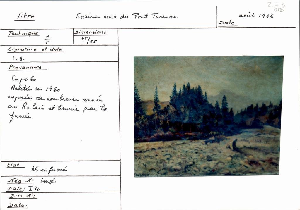 Scan de la fiche