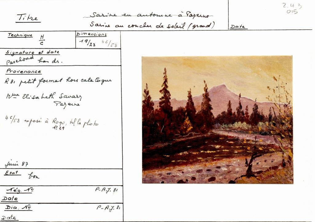 Scan de la fiche