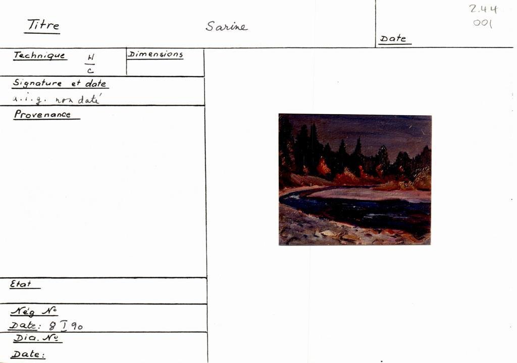 Scan de la fiche
