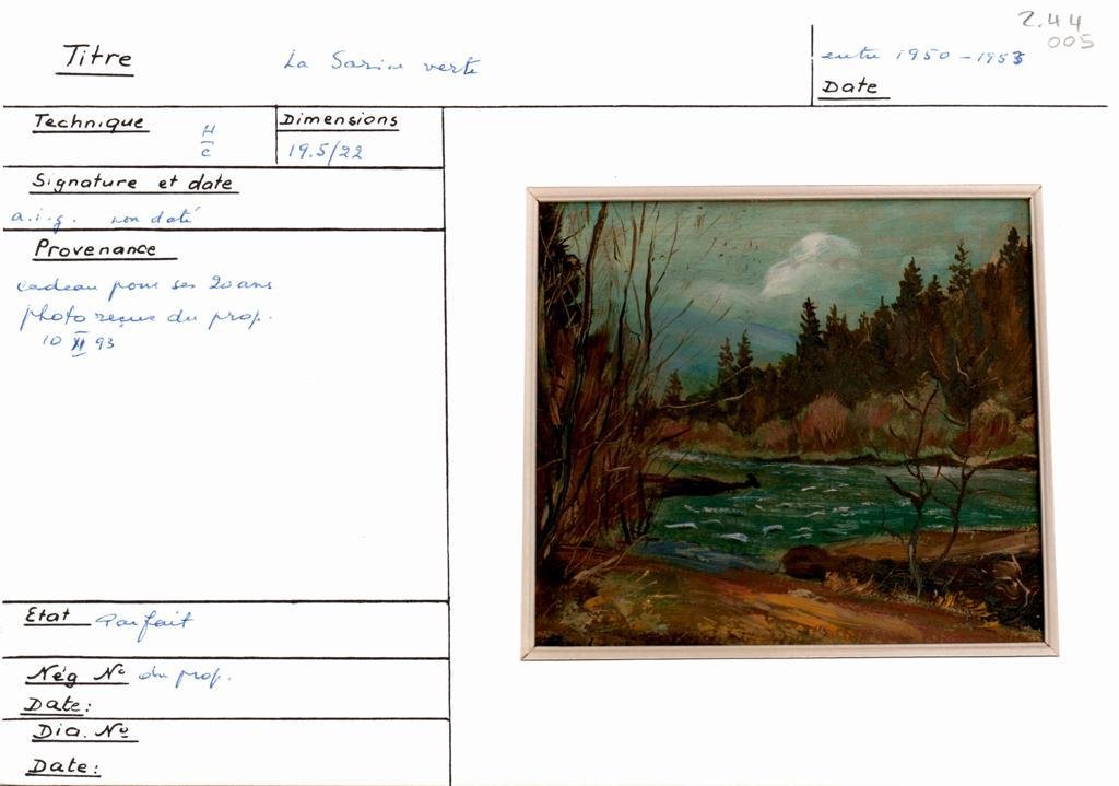 Scan de la fiche