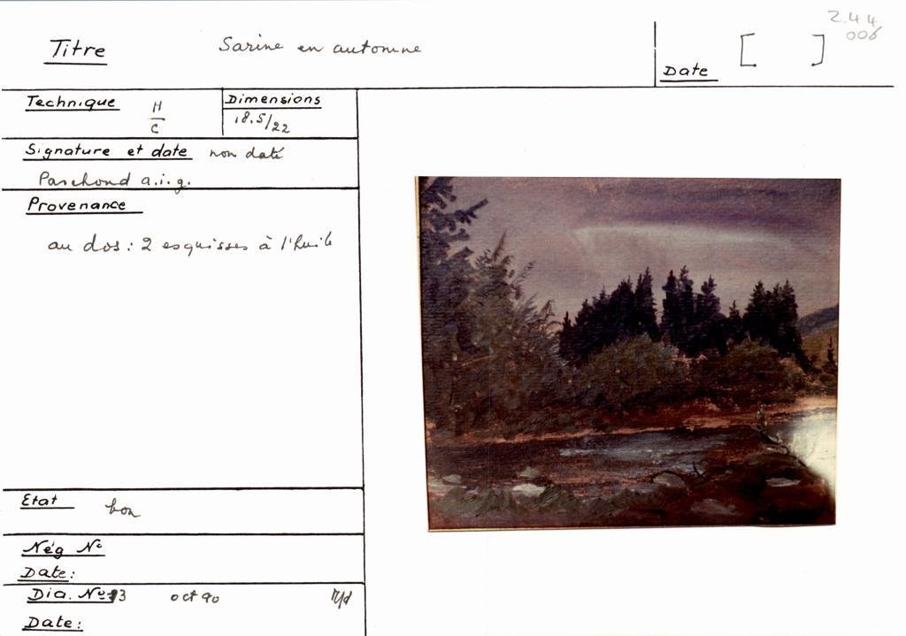 Scan de la fiche