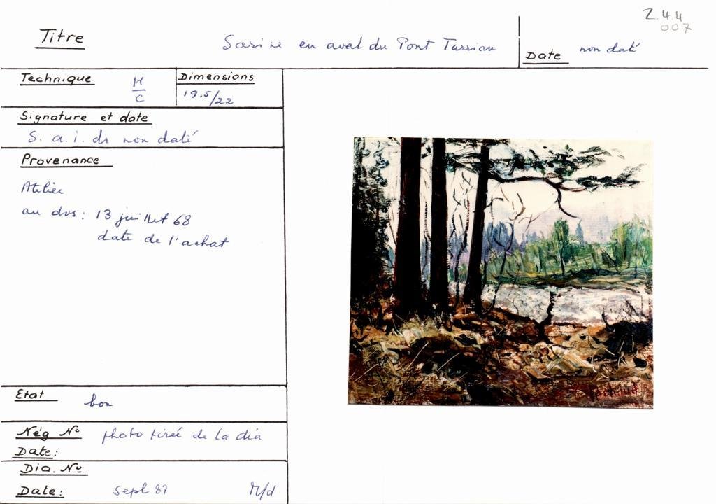 Scan de la fiche