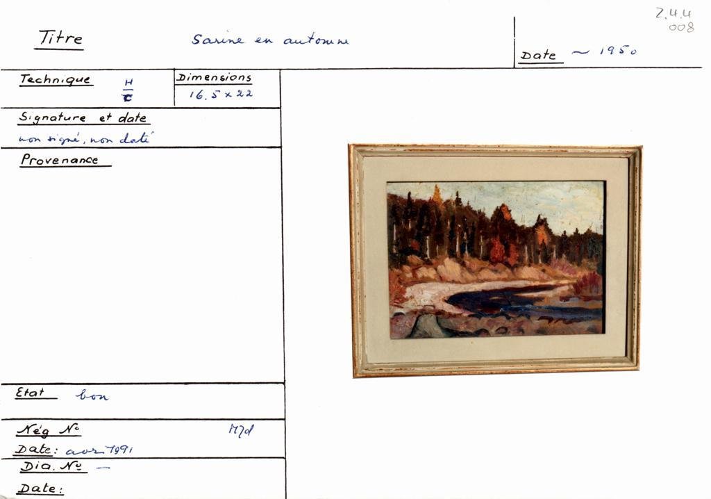 Scan de la fiche