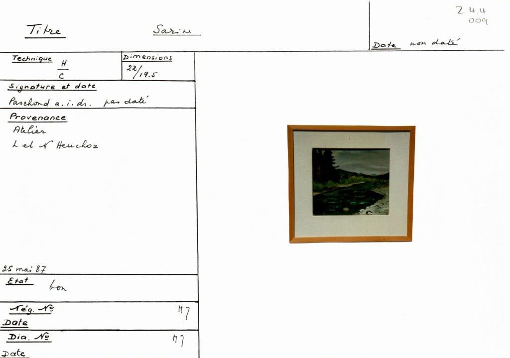 Scan de la fiche