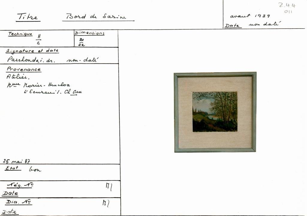 Scan de la fiche