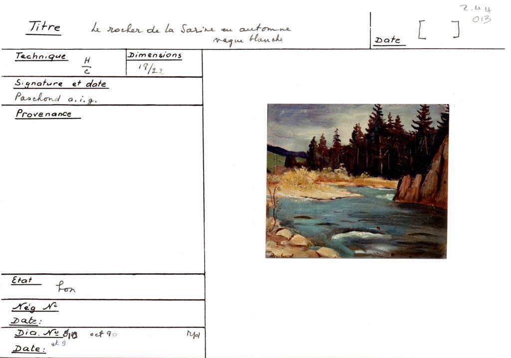 Scan de la fiche