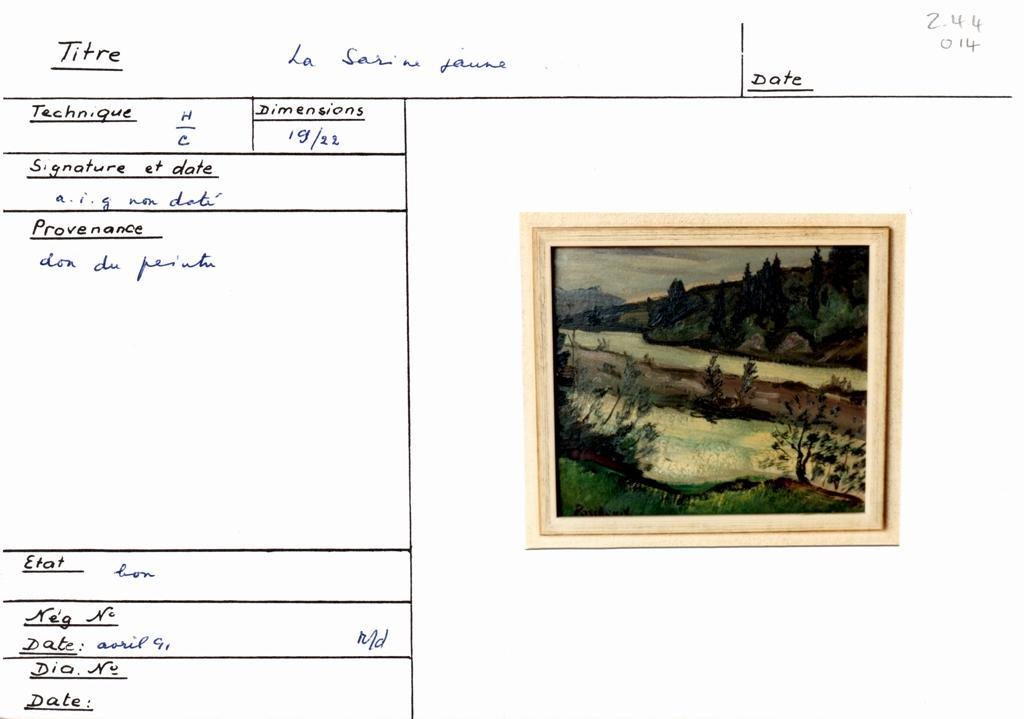 Scan de la fiche