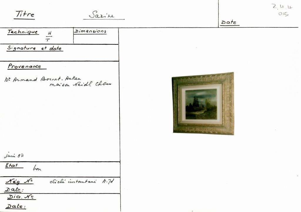 Scan de la fiche