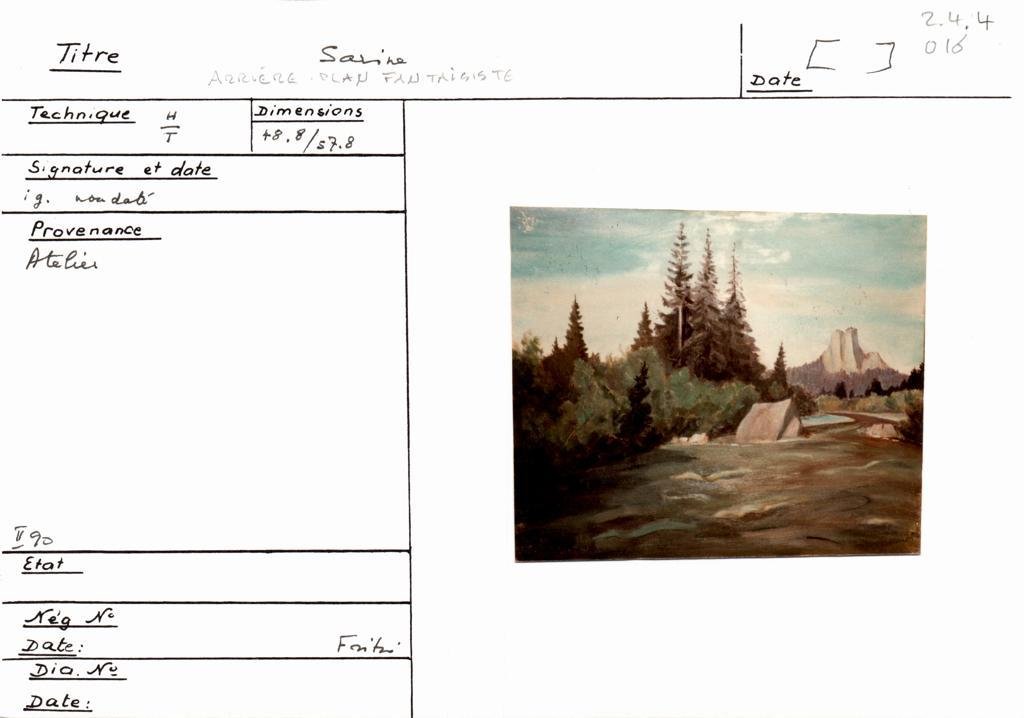 Scan de la fiche