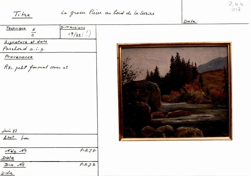 Scan de la fiche
