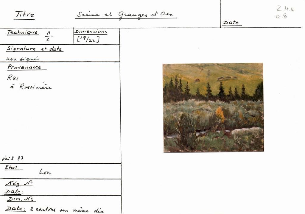 Scan de la fiche