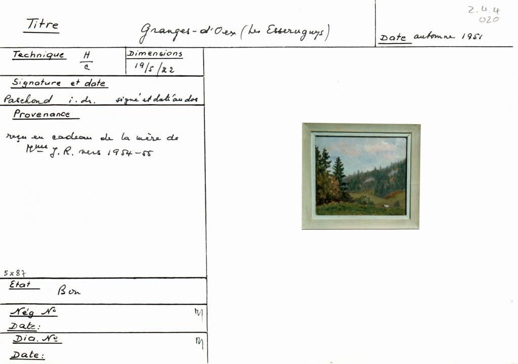 Scan de la fiche