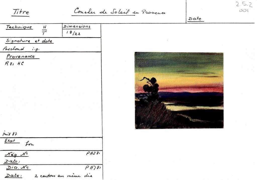 Scan de la fiche