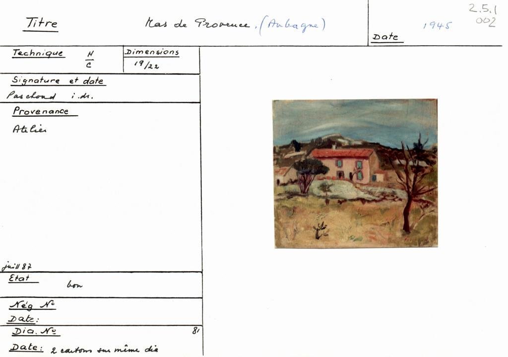 Scan de la fiche