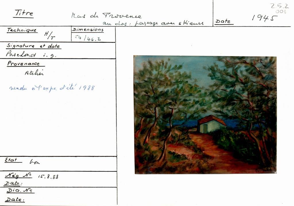 Scan de la fiche