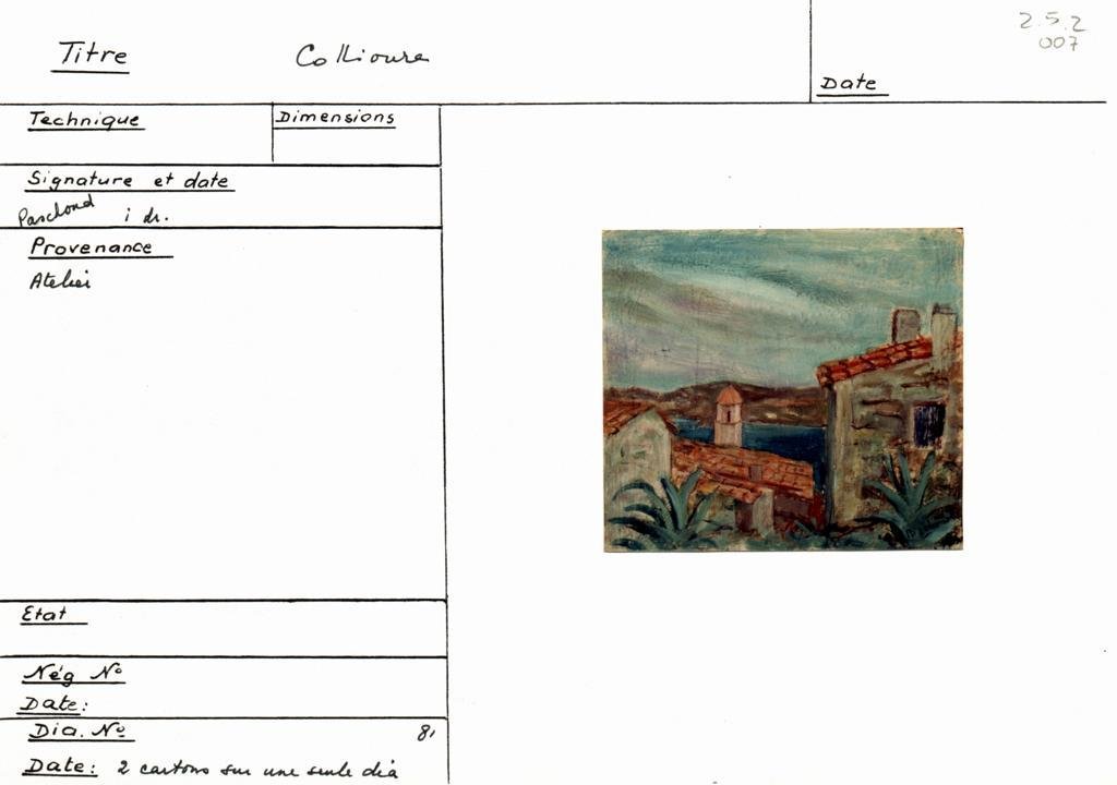 Scan de la fiche