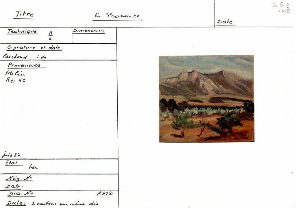 Scan de la fiche