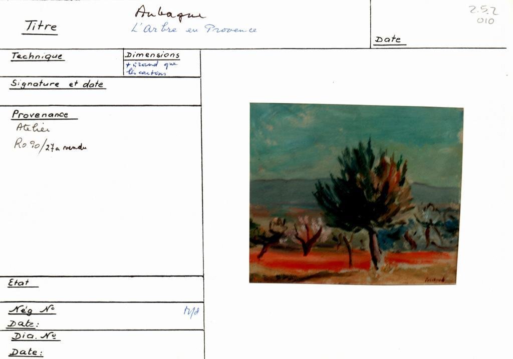 Scan de la fiche