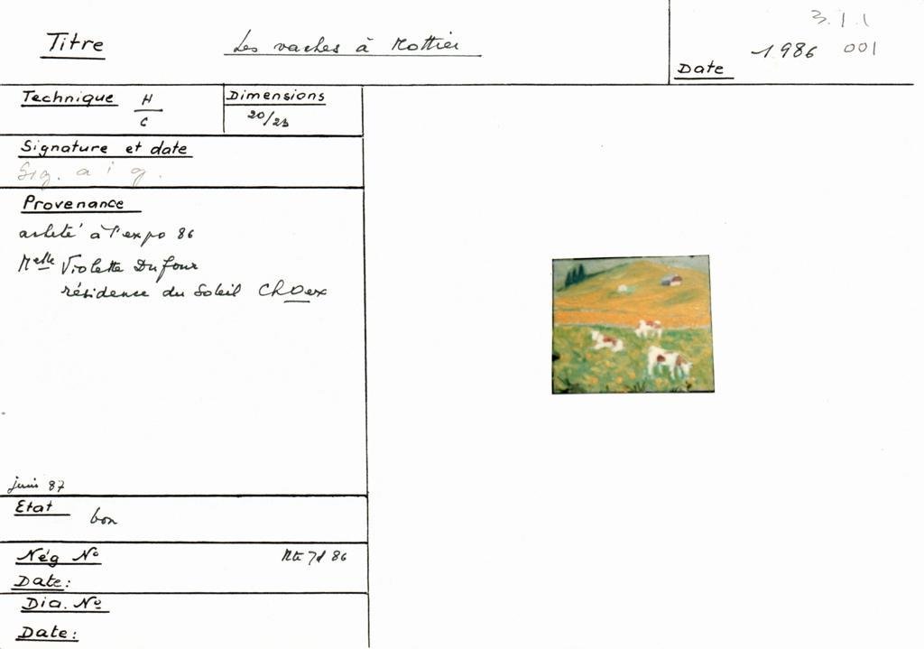 Scan de la fiche